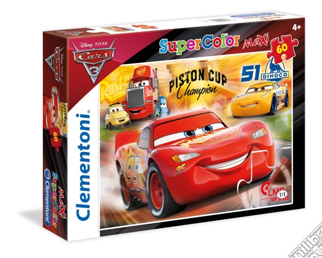 Puzzle Maxi 60 Pz - Cars 3 puzzle di Clementoni