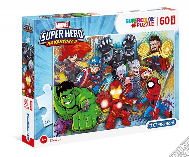 Puzzle Maxi 60 Pz - Marvel Super Hero puzzle
