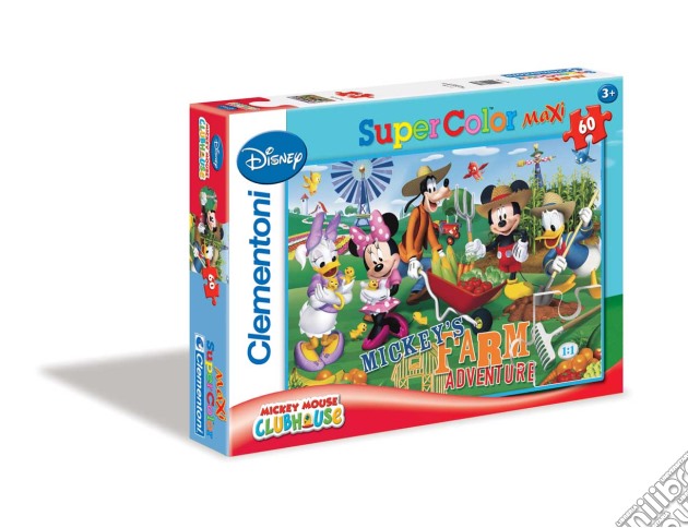 Mickey Mouse farm adventure (puzzle maxi 60 pz.) puzzle di Clementoni