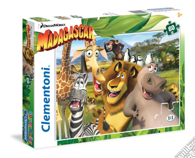 Madagascar - Puzzle 60 Pz #02 puzzle di Clementoni