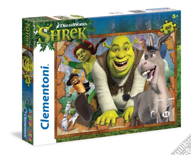 Shrek - Puzzle 60 Pz puzzle di Clementoni