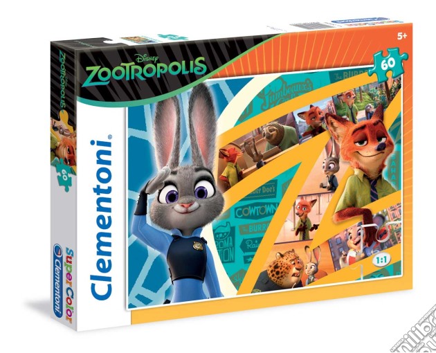 Puzzle 60 Pz - Zootropolis puzzle