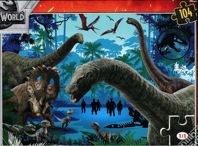 Puzzle 104 Pz - Jurassic World puzzle di Clementoni