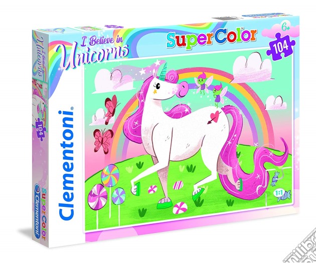 Clementoni: Unicorni - Supercolor Puzzle 104 Pz puzzle di Clementoni
