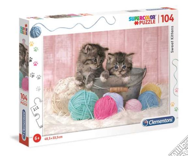 Clementoni: Puzzle 104 Pz - Sweet Kittens puzzle di Clementoni