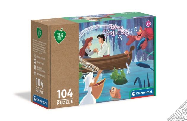 Disney: Clementoni - Puzzle 104 Pezzi Princess Play For Future puzzle