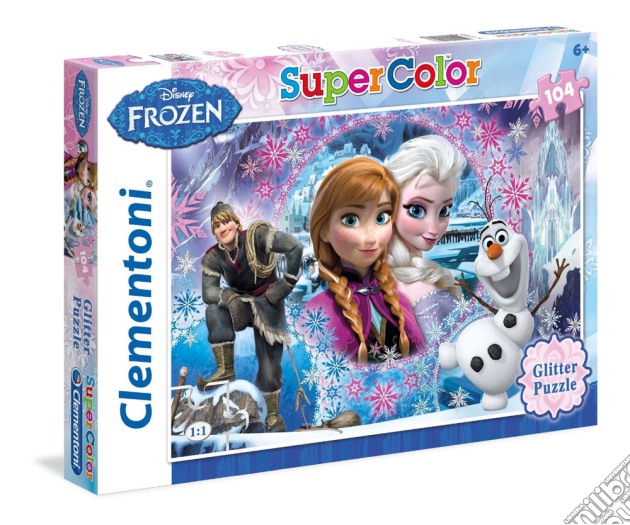 Puzzle 104 Pz - Glitter - Frozen - La Regina Della Montagna Al Nord puzzle