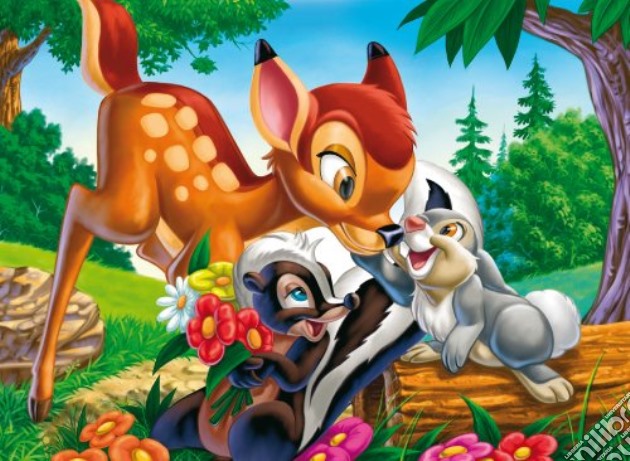 Animal friends. Bambi (puzzle 104 pcs.) puzzle di Clementoni