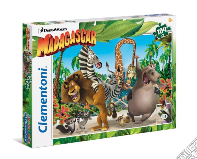 Madagascar - Puzzle 104 Pz #02 puzzle di Clementoni