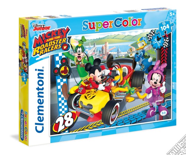 Disney: Clementoni - Puzzle 104 Pz - Topolino E Gli Amici Del Rally puzzle di Clementoni
