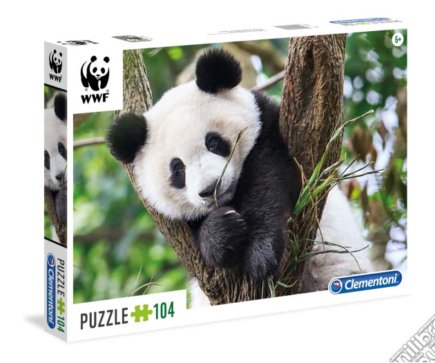 Puzzle 104 Pz - Wwf - Cute Panda puzzle di Clementoni