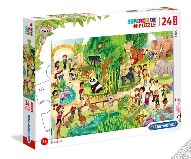 Puzzle Maxi 24 Pz - Zoo puzzle di Clementoni