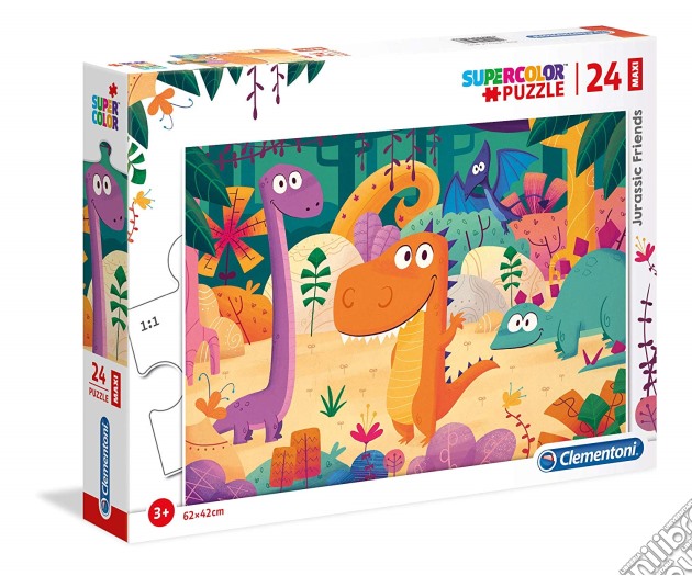 Puzzle Maxi 24 Pz - Dinosauri puzzle di Clementoni