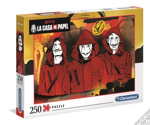 Casa De Papel (La): Clementoni - Puzzle 250 Pz puzzle