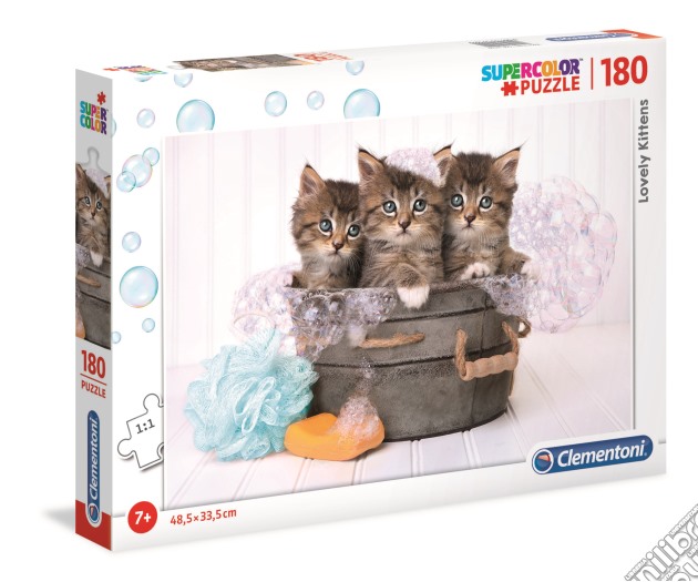Clementoni: Puzzle 180 Pz - Lovely Kittens puzzle