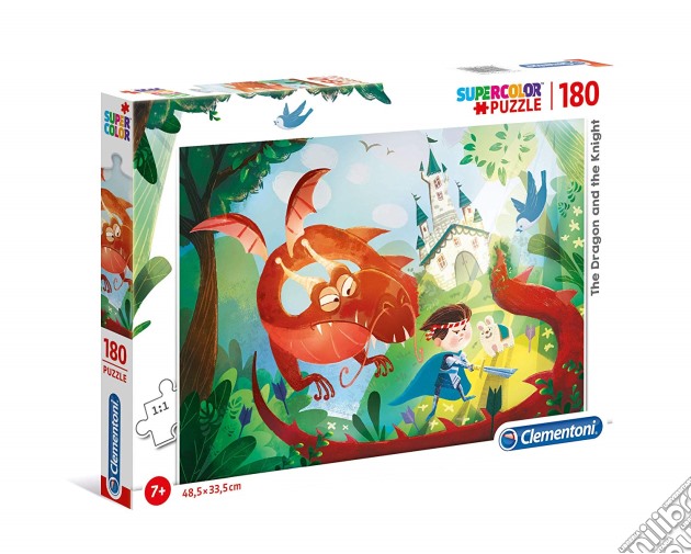 Puzzle 180 Pz - The Dragon And The Knight puzzle