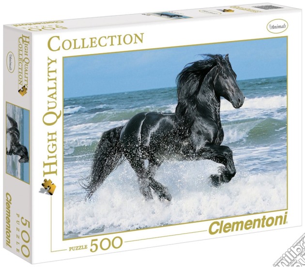 Puzzle 500 Pz - High Quality Collection - Black Horse puzzle