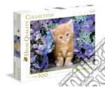 Clementoni: Puzzle 500 Pz - High Quality Collection - Gattino Rosso