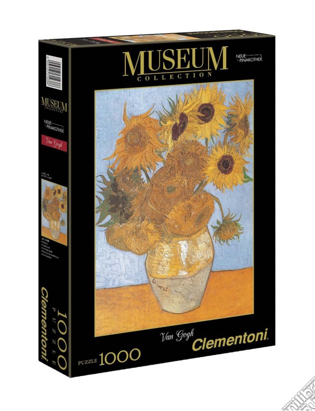 Clementoni: Puzzle 1000 Pz - Museum Collection - Van Gogh - Girasoli puzzle di Clementoni