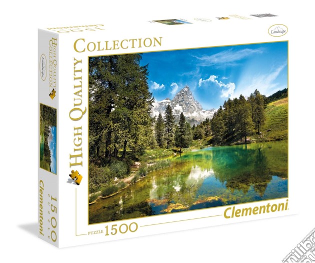 Puzzle 1500 Pz - High Quality Collection - Blue Lake puzzle di Clementoni