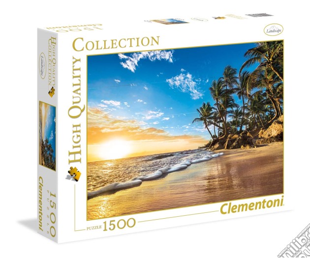 Puzzle 1500 Pz - High Quality Collection - Tropical Sunrise puzzle di Clementoni