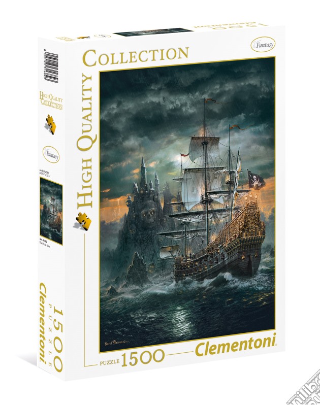 Clementoni: Puzzle 1500 Pz - High Quality Collection - Pirate Ship puzzle di Clementoni