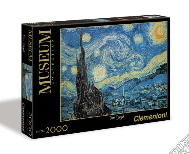 Puzzle - Museum Collection 2000 Pz - Van Gogh - Notte Stellata puzzle di Clementoni
