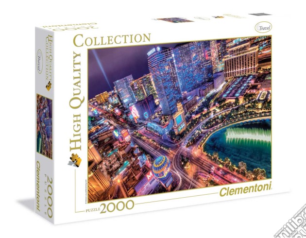 Clementoni: Puzzle 2000 Pz - High Quality Collection - Las Vegas puzzle