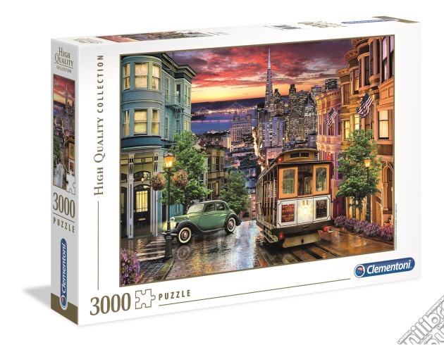 Puzzle 3000 Pz - High Quality Collection - San Francisco puzzle di Clementoni