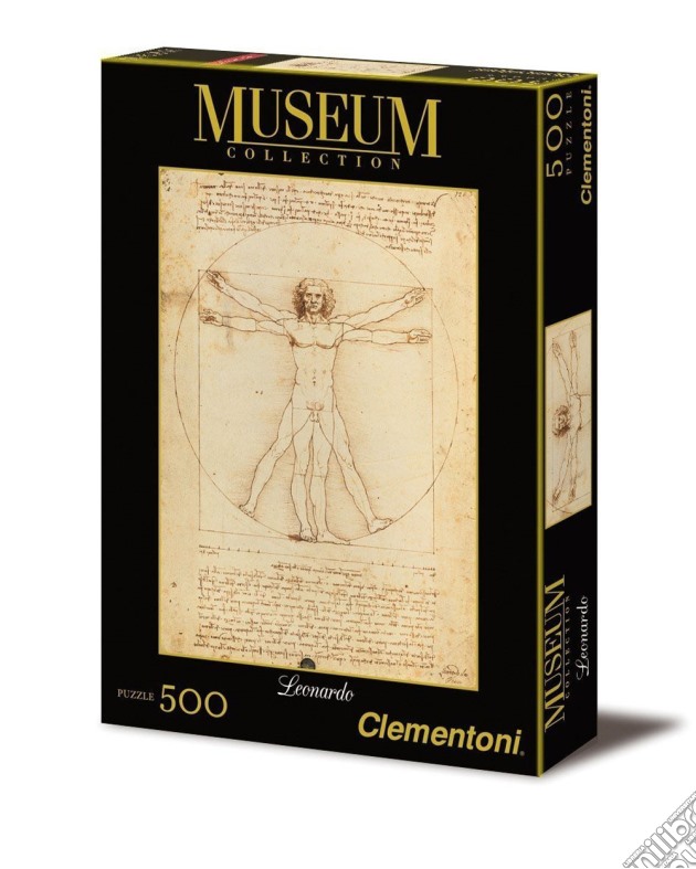 Puzzle 500 Pz - Museum Collection - Leonardo - Uomo Vitruviano puzzle
