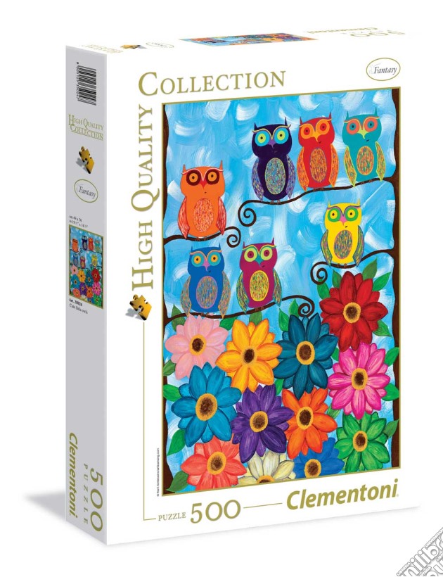 Puzzle 500 Pz - High Quality Collection - Cute Little Owls puzzle