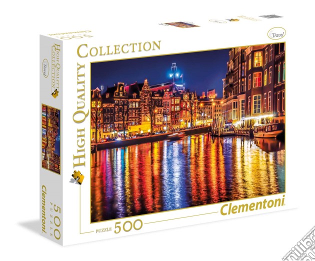 Clementoni: Puzzle 500 Pz - High Quality Collection - Amsterdam puzzle di Clementoni