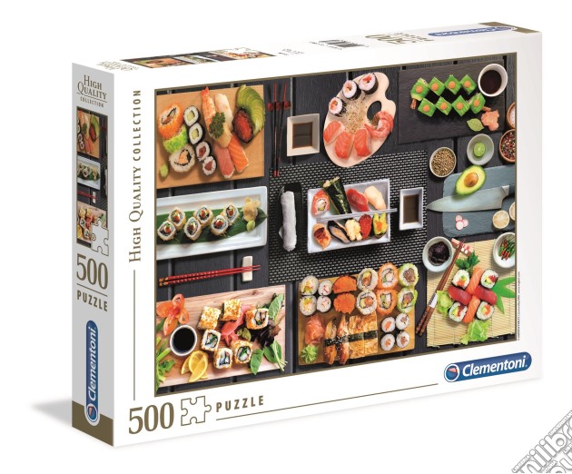 Puzzle 500 Pz - High Quality Collection - Sushi puzzle di Clementoni