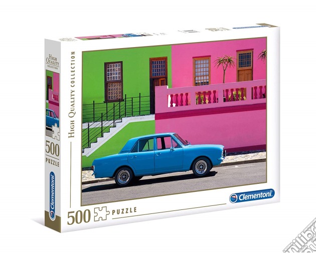 Clementoni: Puzzle 500 Pz - High Quality Collection - The Blue Car puzzle