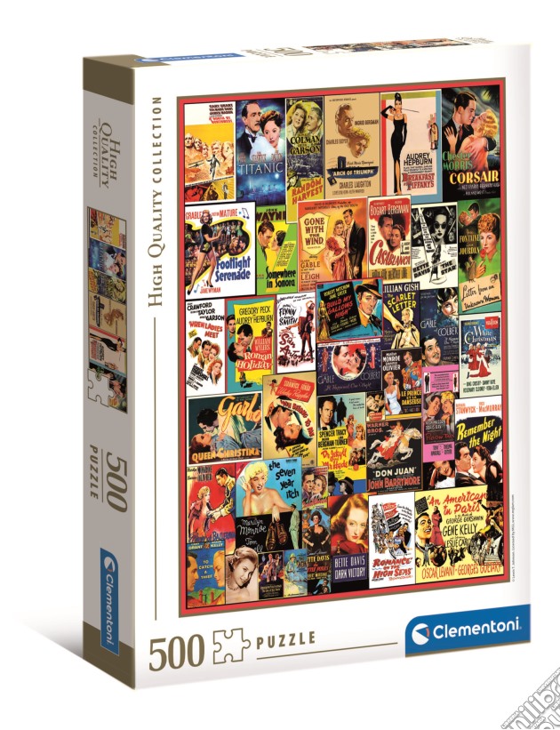 Clementoni: Puzzle 500 Pz - High Quality Collection - Classic Romance puzzle