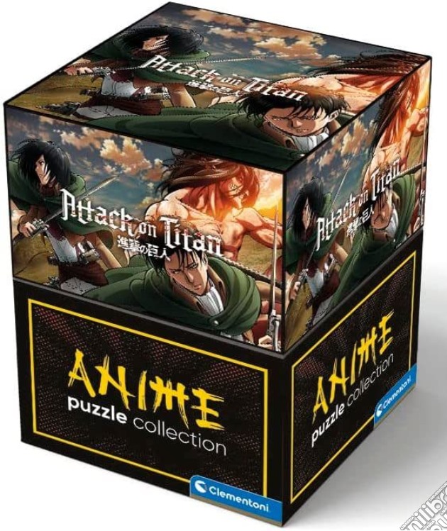 Attack On Titan: Clementoni - Puzzle Made In Italy 500 Pz Cube gioco