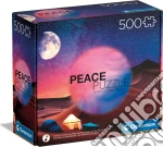 Clementoni Puzzle Adulti Peace Puzzle 500 Pz - Starry Night Dream 500 Peace Pz Made In Italy giochi