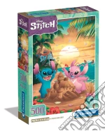 Clementoni Puzzle Adulti 500 Pezzi Stitch & Angel 500 Compact Made In Italy giochi