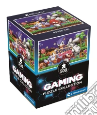 Clementoni:  Puzzle 500 Pz  Cube - Sonic giochi