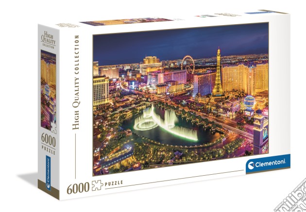 Clementoni: Puzzle 6000 Pz - High Quality Collection - Las Vegas puzzle