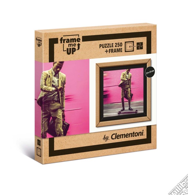 Clementoni: Frame Me Up - Living Faster (Puzzle 250 Pz + Frame) puzzle di Clementoni