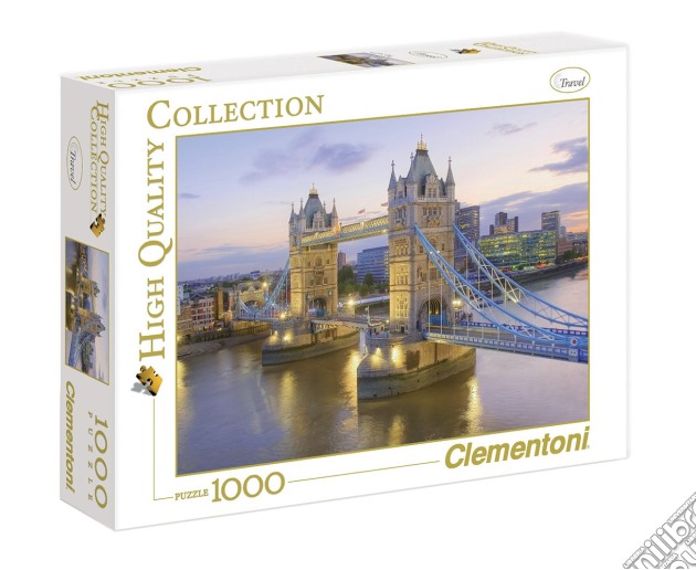Clementoni: Puzzle 1000 Pz - High Quality Collection - Tower Bridge puzzle