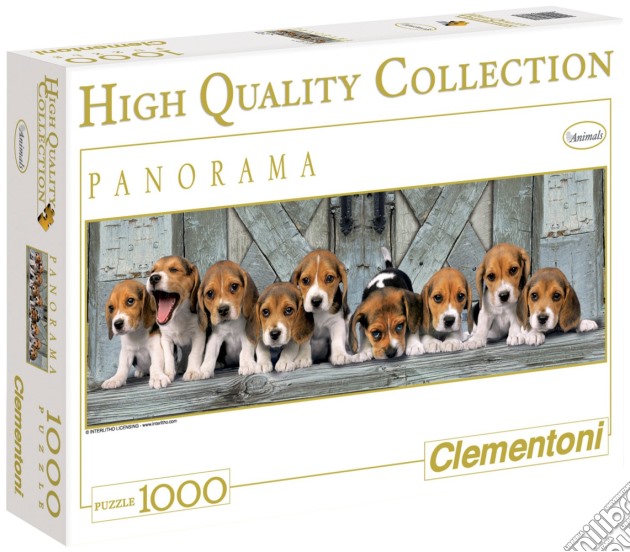 Puzzle 1000 Pz - High Quality Collection - Panorama - Beagles puzzle