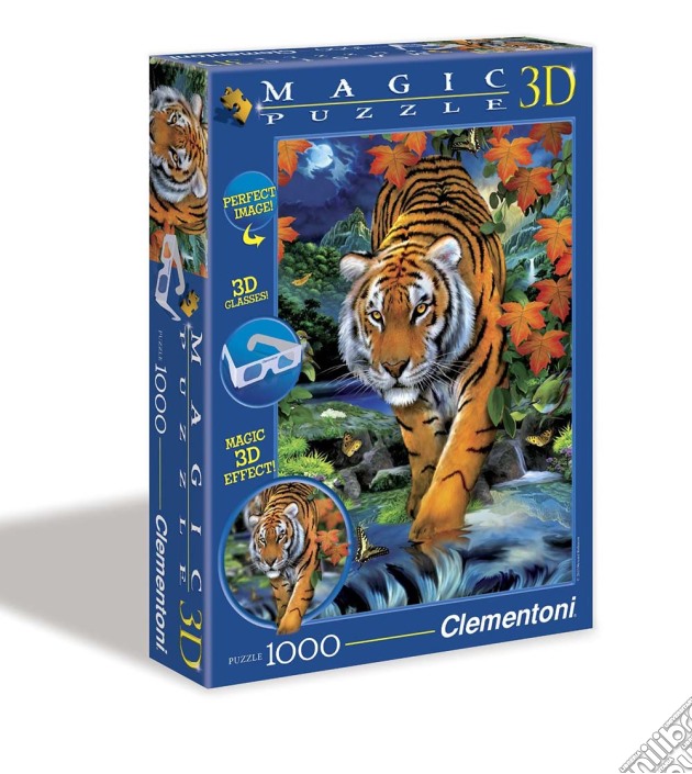 Sulla preda. Magic 3D puzzle 1000 puzzle di Clementoni
