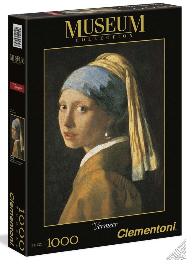 Puzzle - Museo 1000 Pz - Vermeer - La Ragazza Con L'Orecchino Di Perla puzzle di Clementoni