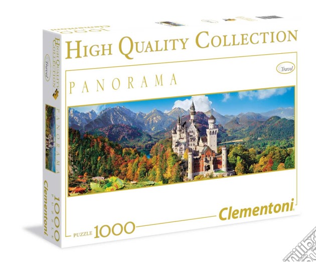 Puzzle 1000 Pz - High Quality Collection - Panorama - Neuschwanstein puzzle