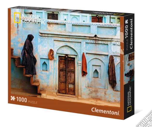 Puzzle - National Geographic 1000 Pz - Donna Con Sari puzzle di Clementoni