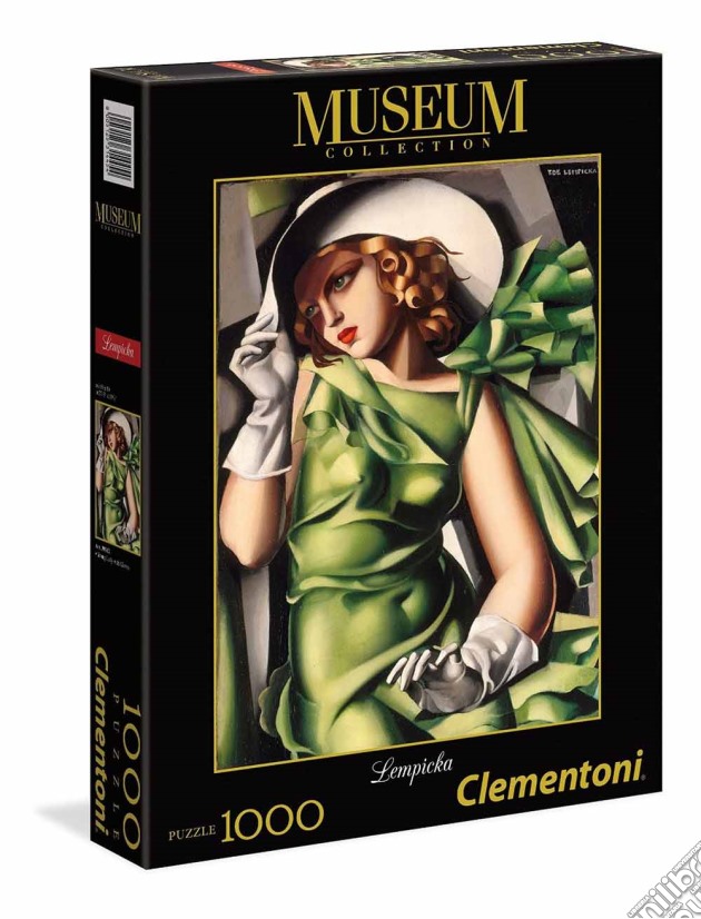 Puzzle 1000 Pz - Museum Collection - Tamara De Lempicka - Giovane Fanciulla Con I Guanti In Verde puzzle