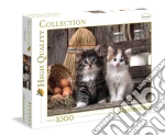 Clementoni: Puzzle 1000 Pz - High Quality Collection - Lovely Kittens