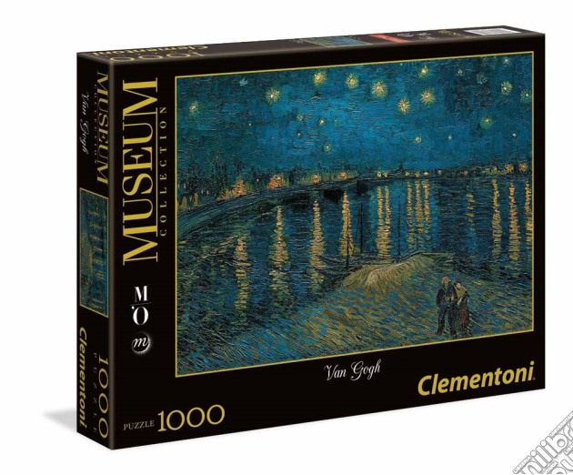 Clementoni: Puzzle 1000 Pz - Museum Collection - Musee D'Orsay - Van Gogh - Notte Stellata Sul Rodano puzzle